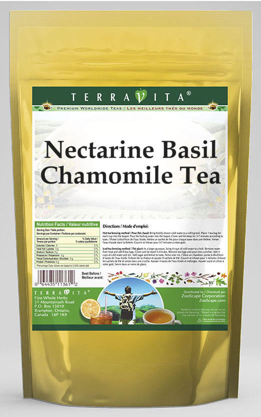 Nectarine Basil Chamomile Tea