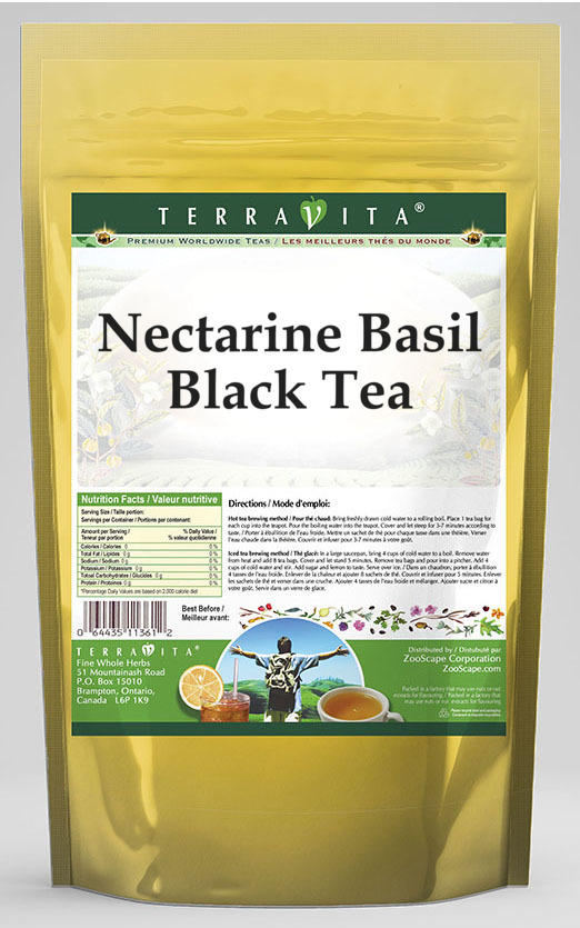 Nectarine Basil Black Tea