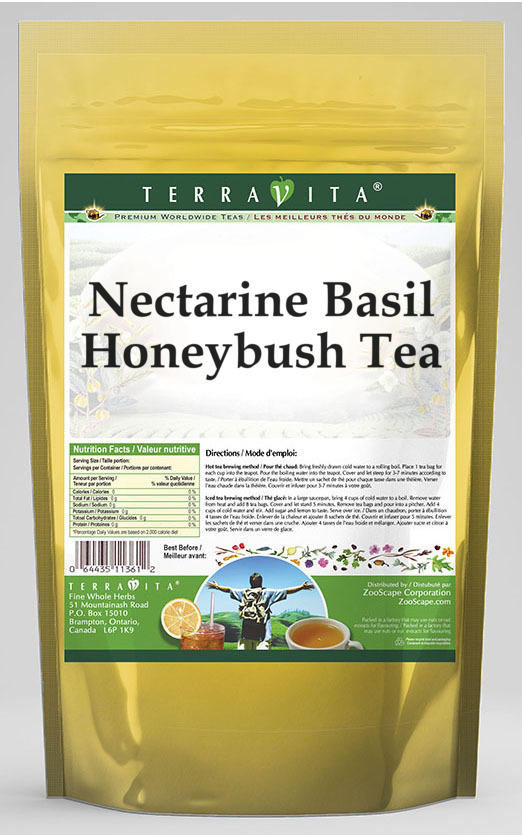 Nectarine Basil Honeybush Tea