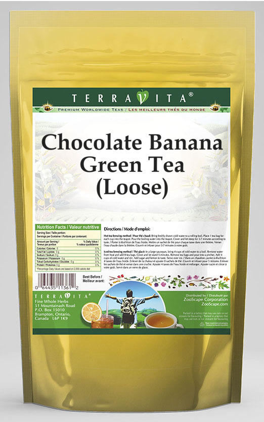 Chocolate Banana Green Tea (Loose)