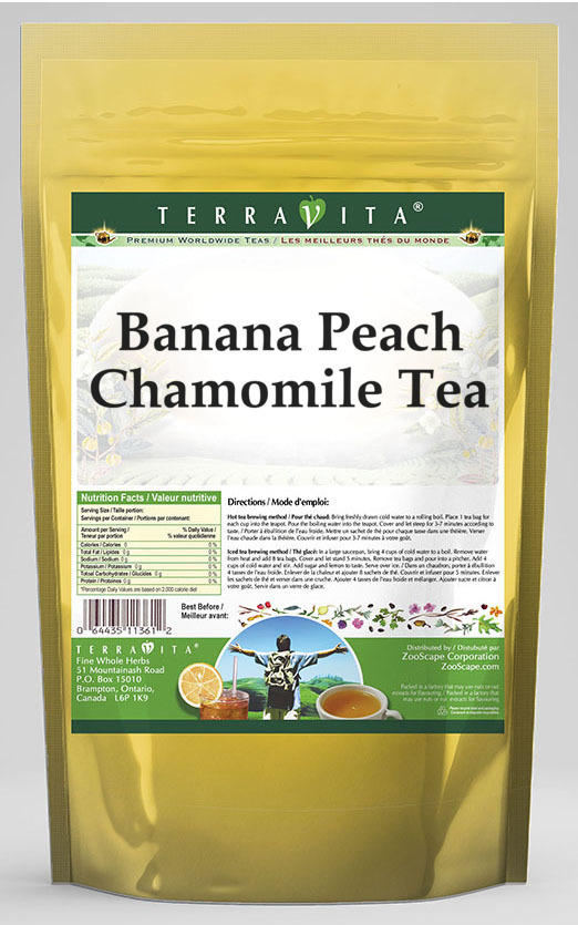 Banana Peach Chamomile Tea