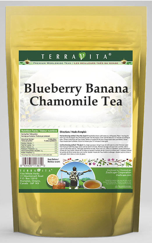 Blueberry Banana Chamomile Tea