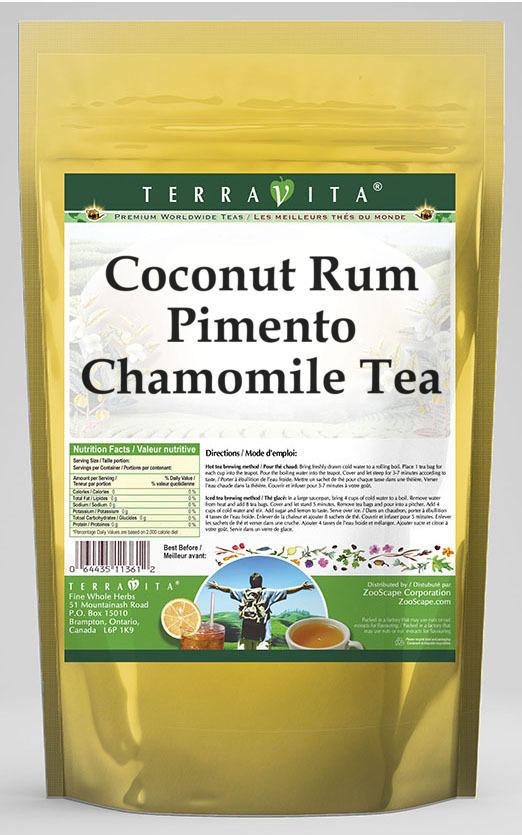 Coconut Rum Pimento Chamomile Tea