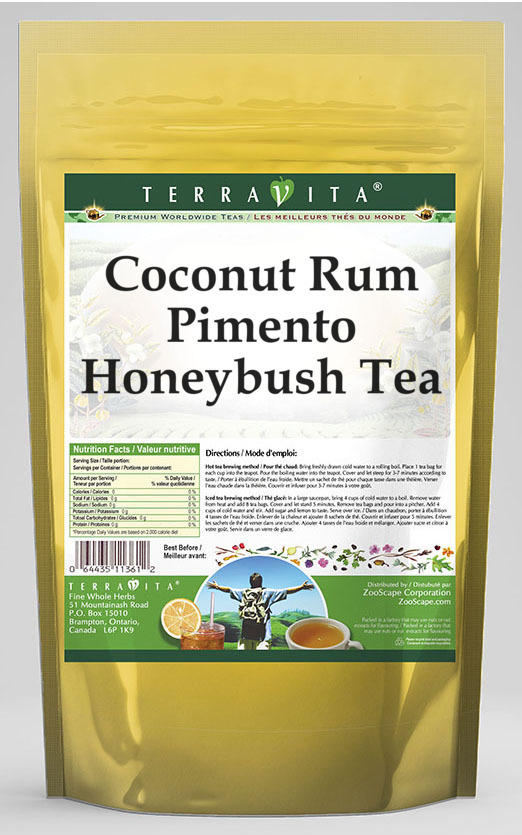 Coconut Rum Pimento Honeybush Tea