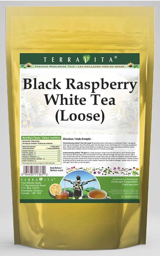 Black Raspberry White Tea (Loose)