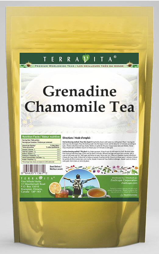 Grenadine Chamomile Tea