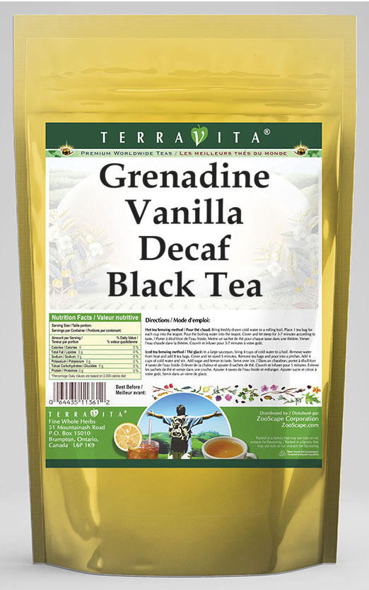 Grenadine Vanilla Decaf Black Tea