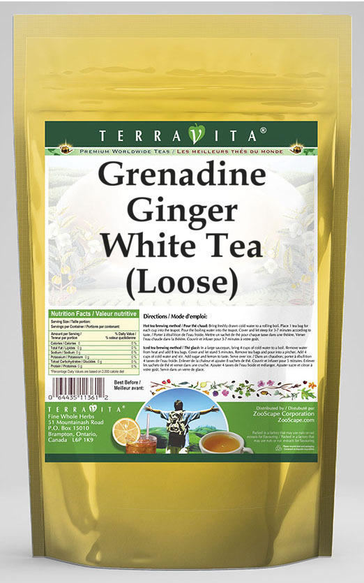 Grenadine Ginger White Tea (Loose)