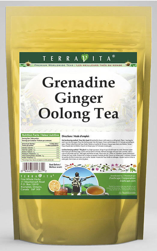 Grenadine Ginger Oolong Tea