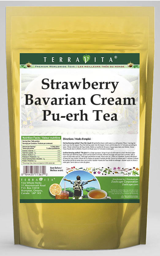 Strawberry Bavarian Cream Pu-erh Tea
