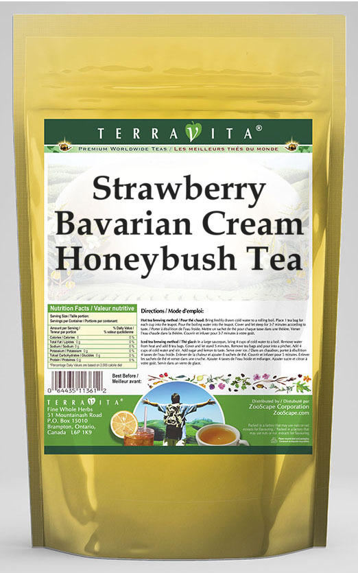 Strawberry Bavarian Cream Honeybush Tea