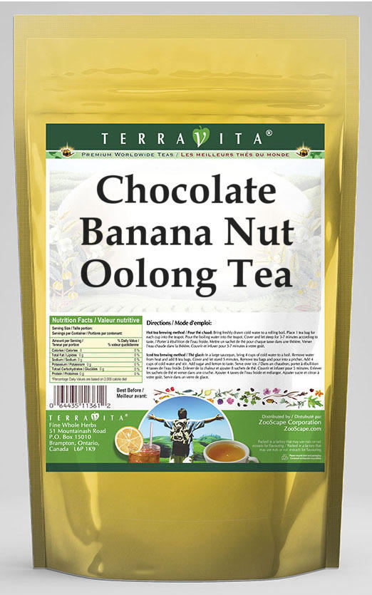 Chocolate Banana Nut Oolong Tea