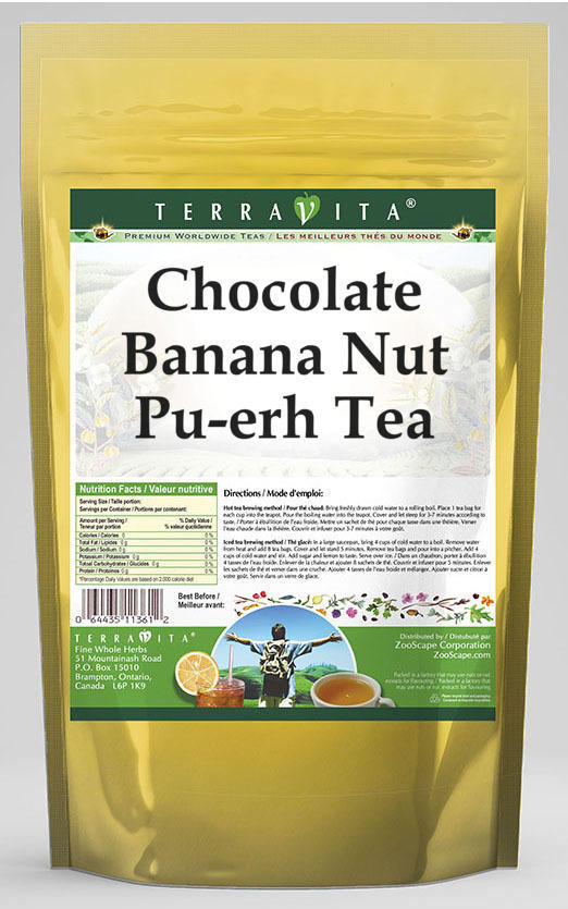 Chocolate Banana Nut Pu-erh Tea