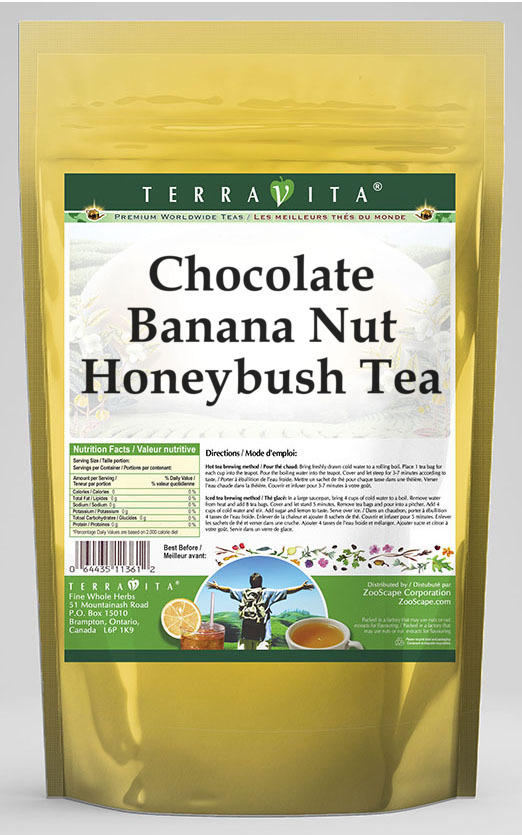 Chocolate Banana Nut Honeybush Tea