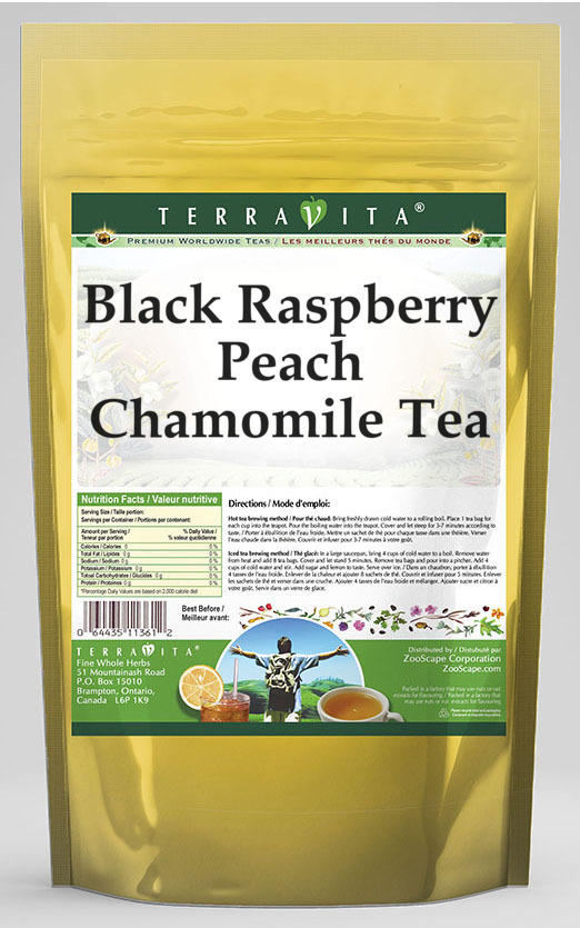 Black Raspberry Peach Chamomile Tea