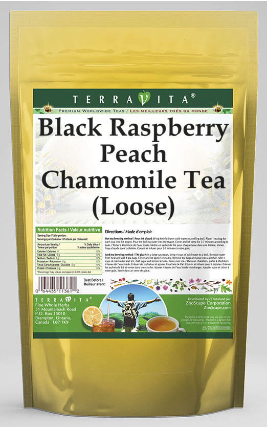 Black Raspberry Peach Chamomile Tea (Loose)