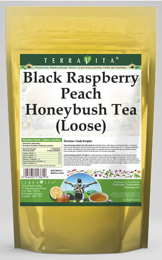 Black Raspberry Peach Honeybush Tea (Loose)