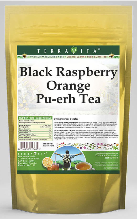 Black Raspberry Orange Pu-erh Tea