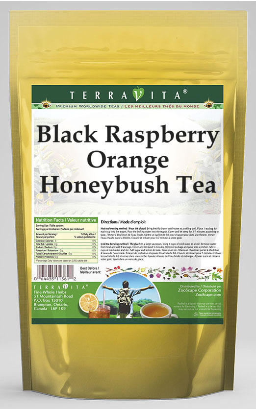 Black Raspberry Orange Honeybush Tea