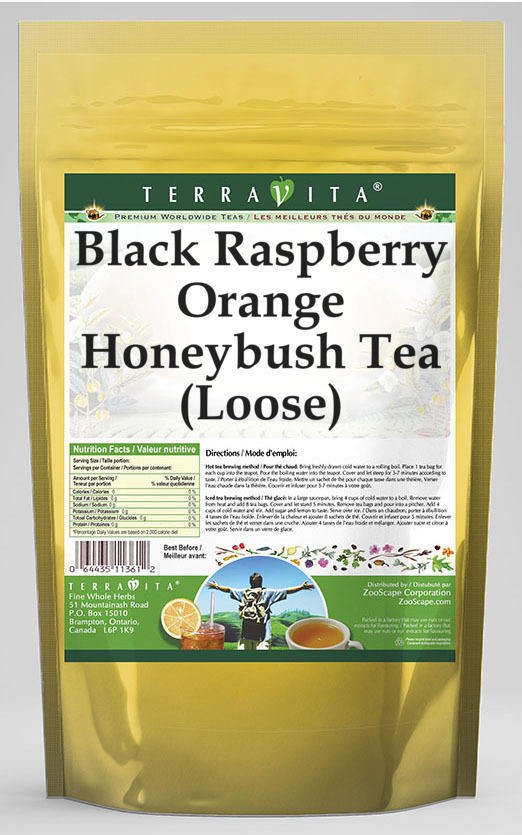 Black Raspberry Orange Honeybush Tea (Loose)
