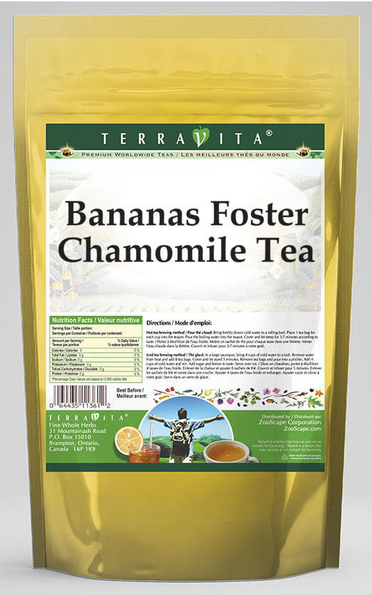 Bananas Foster Chamomile Tea