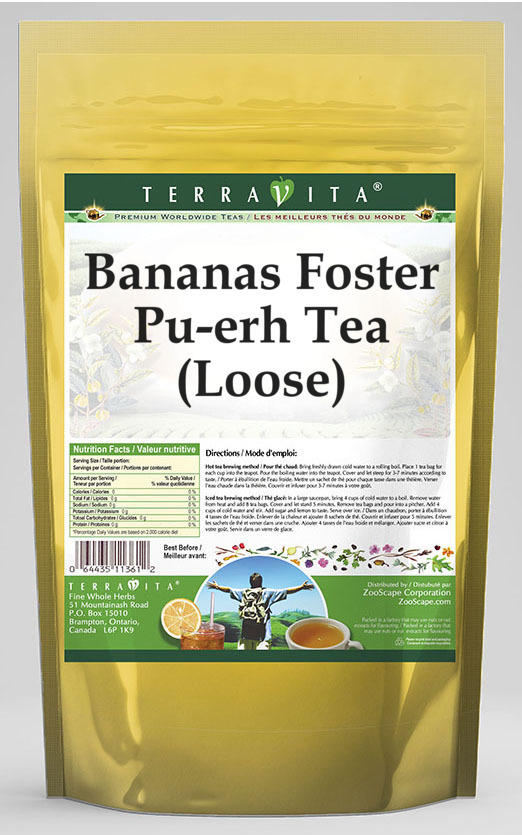 Bananas Foster Pu-erh Tea (Loose)