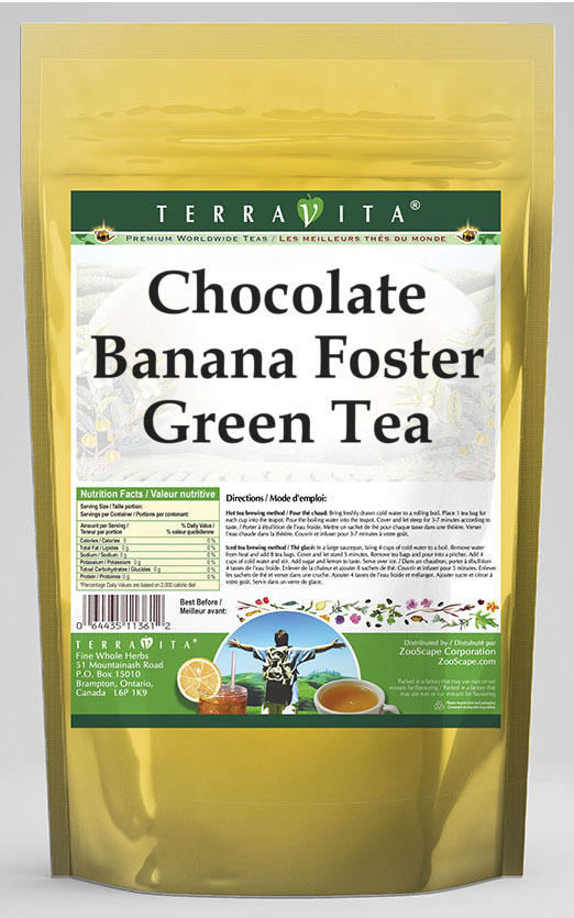 Chocolate Banana Foster Green Tea