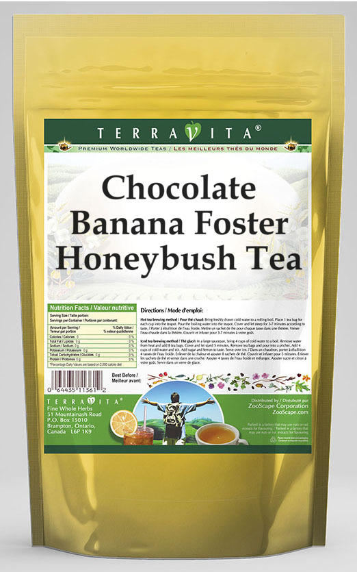 Chocolate Banana Foster Honeybush Tea