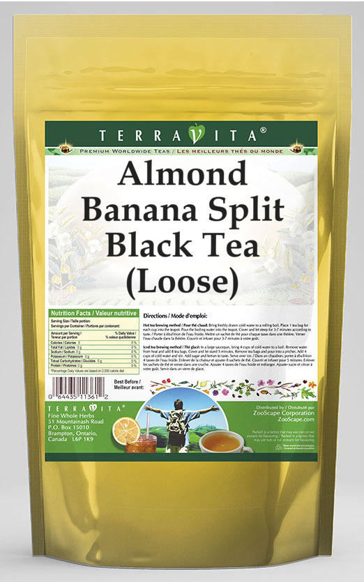 Almond Banana Split Black Tea (Loose)