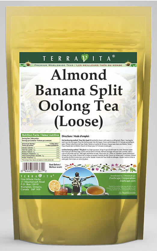 Almond Banana Split Oolong Tea (Loose)