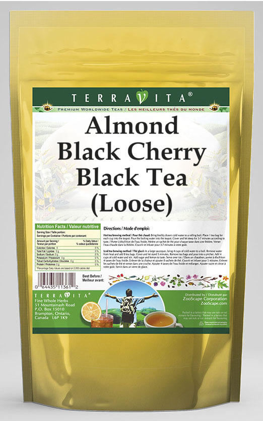 Almond Black Cherry Black Tea (Loose)