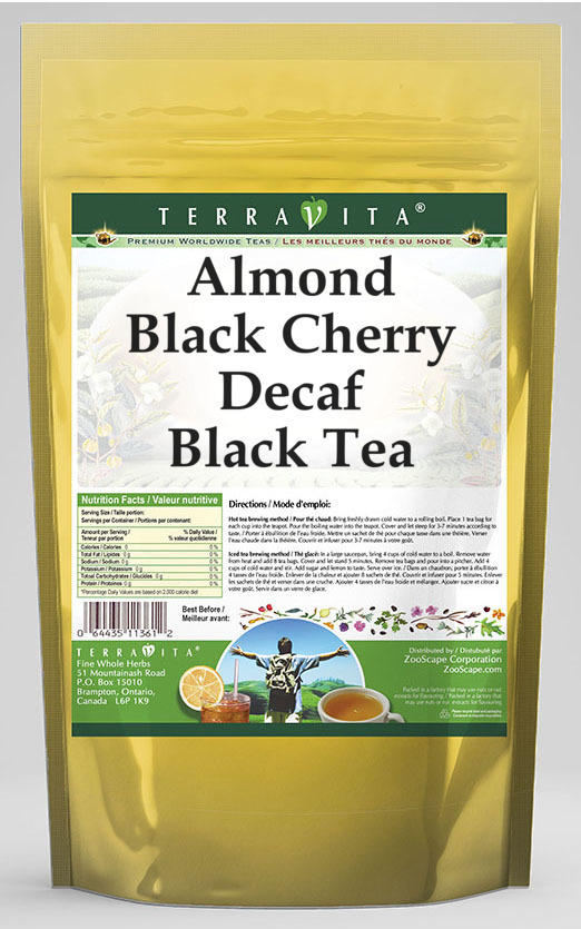 Almond Black Cherry Decaf Black Tea