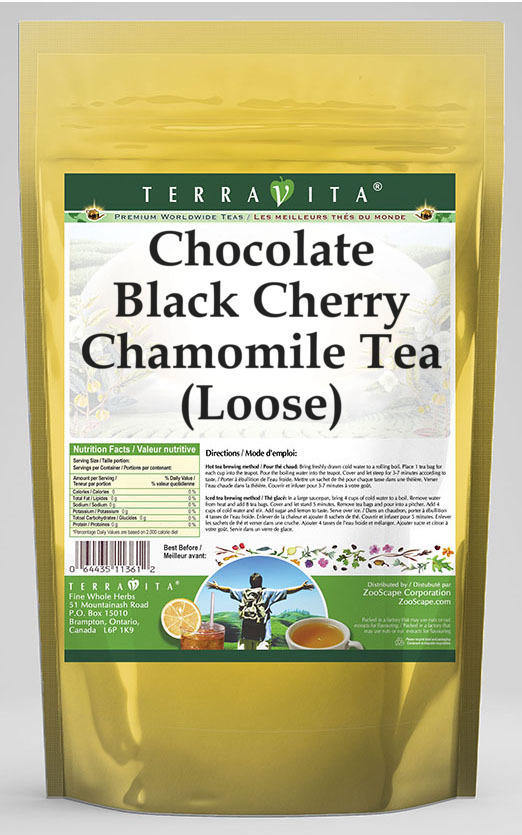Chocolate Black Cherry Chamomile Tea (Loose)