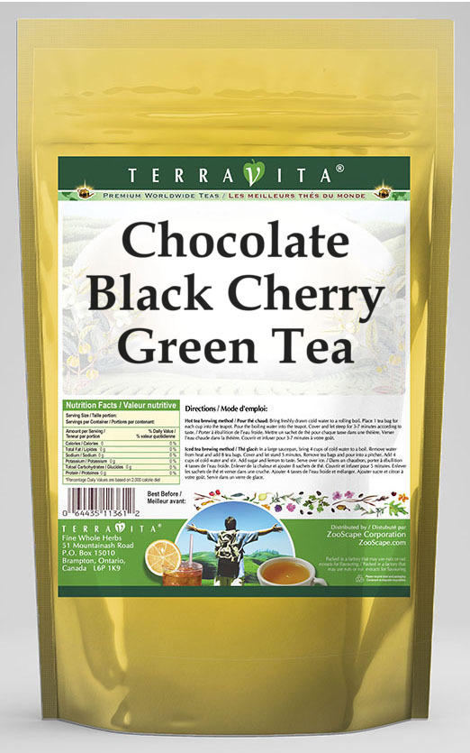 Chocolate Black Cherry Green Tea