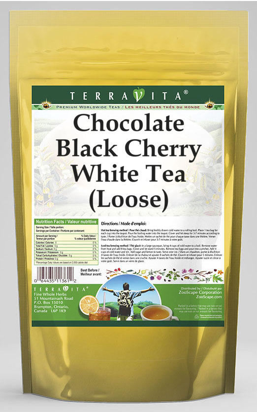 Chocolate Black Cherry White Tea (Loose)