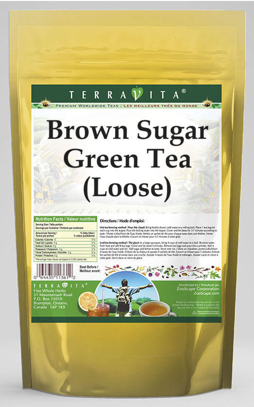 Brown Sugar Green Tea (Loose)