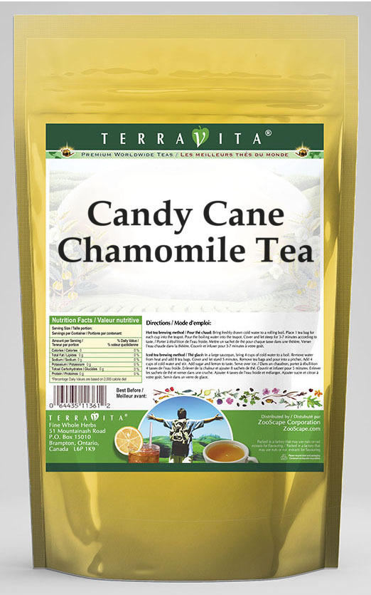 Candy Cane Chamomile Tea