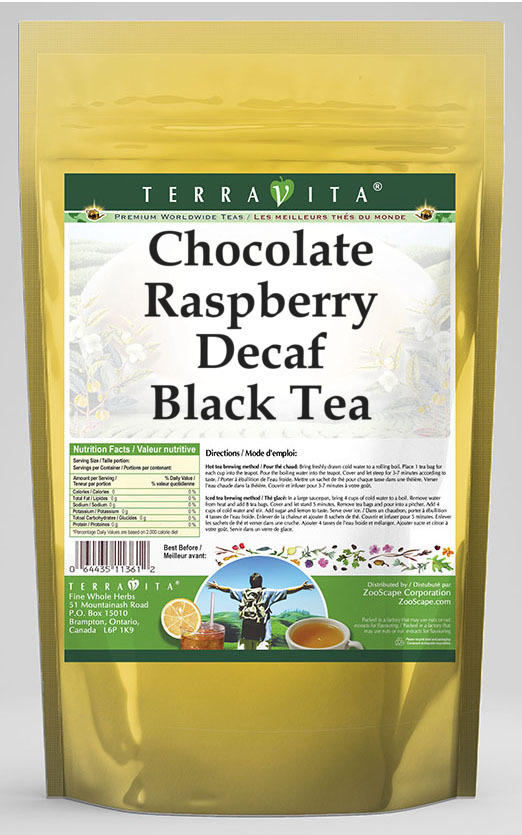 Chocolate Raspberry Decaf Black Tea