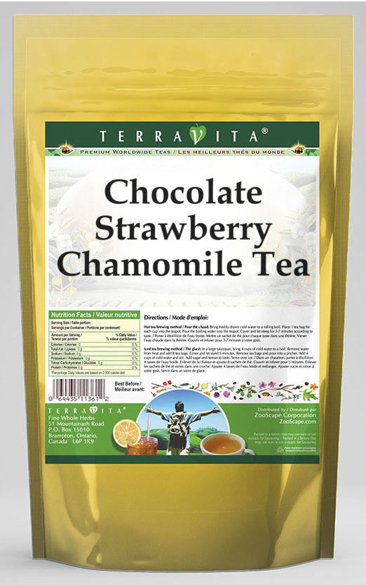 Chocolate Strawberry Chamomile Tea