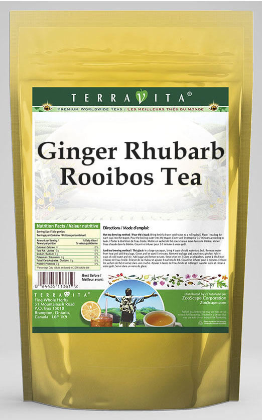 Ginger Rhubarb Rooibos Tea