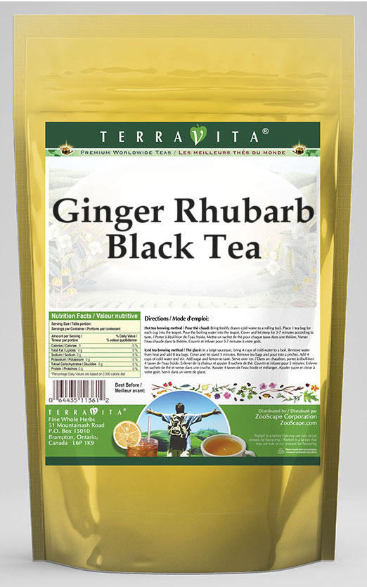 Ginger Rhubarb Black Tea