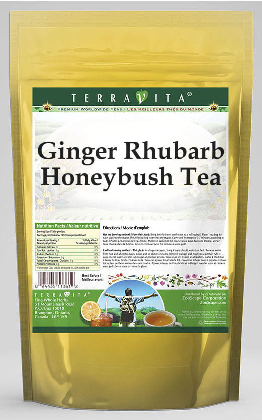Ginger Rhubarb Honeybush Tea