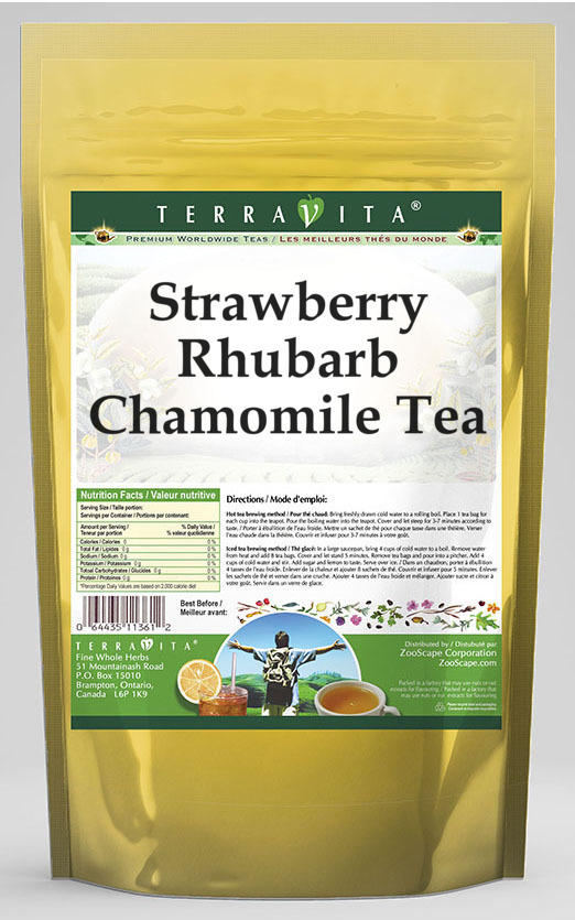 Strawberry Rhubarb Chamomile Tea