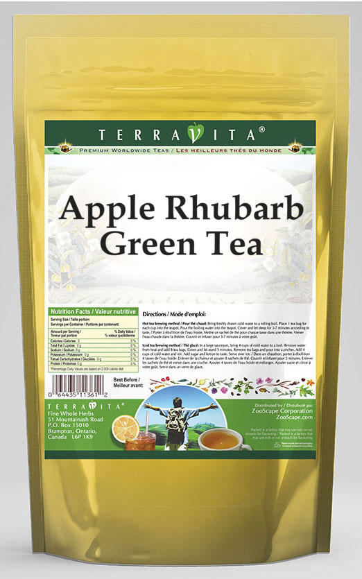 Apple Rhubarb Green Tea