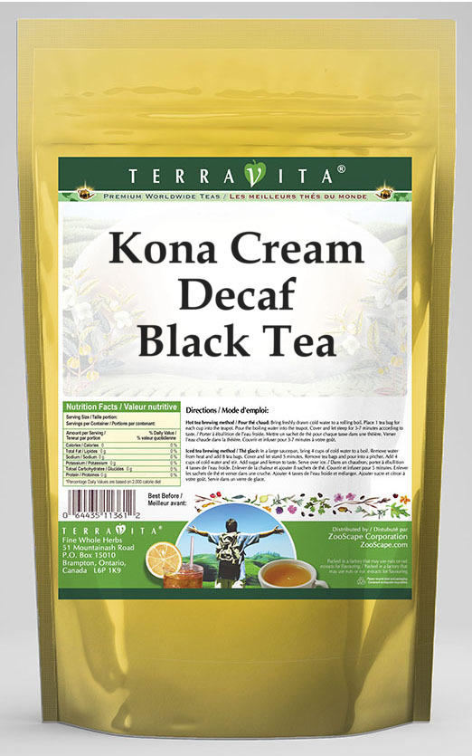 Kona Cream Decaf Black Tea