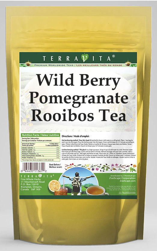 Wild Berry Pomegranate Rooibos Tea