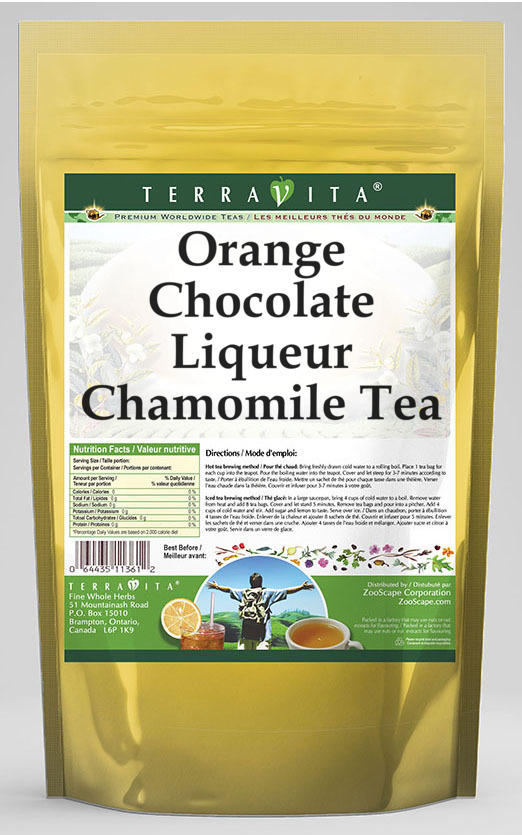 Orange Chocolate Liqueur Chamomile Tea