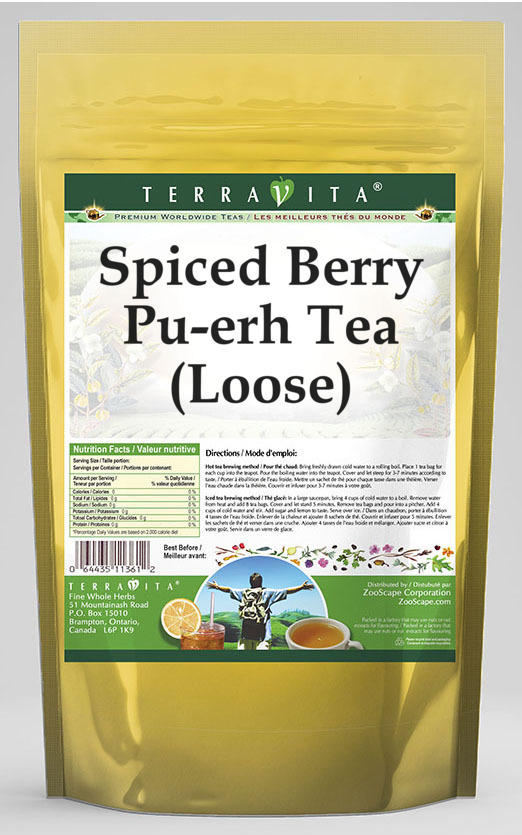 Spiced Berry Pu-erh Tea (Loose)