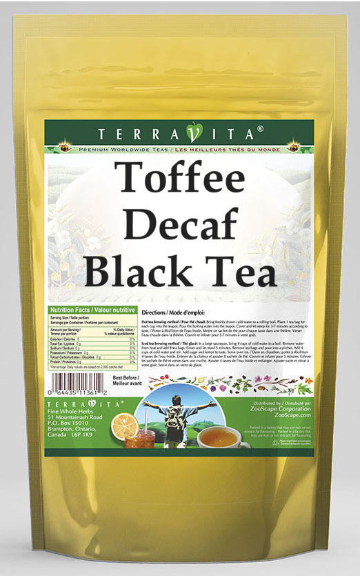 Toffee Decaf Black Tea