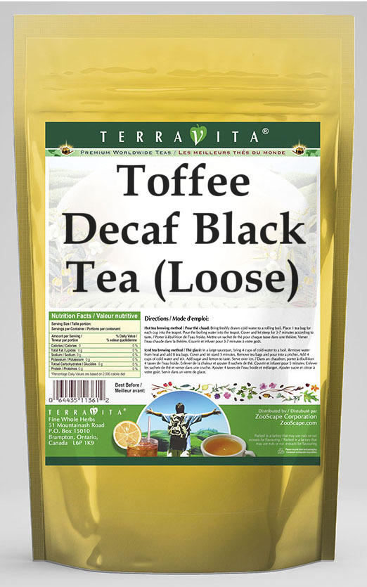 Toffee Decaf Black Tea (Loose)